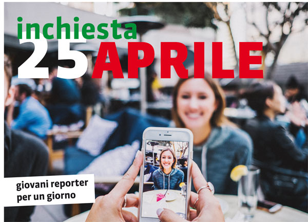 ORE 10.00 | Piazza Matteotti Inchiesta 25 aprile. Un gruppo di giovani aspiranti giornalisti rivolgerà agli abitanti del quartiere Europa Novacella alcune domande come ad esempio