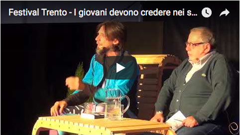 Festival Trento - I giovani devono credere nei sogni: dialogo con Francesco Vidotto - 22.09.2017